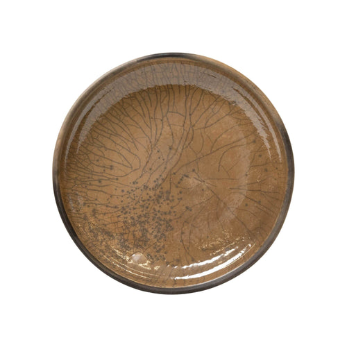 11" Oaxacan Glazed Platter | Round Platter 