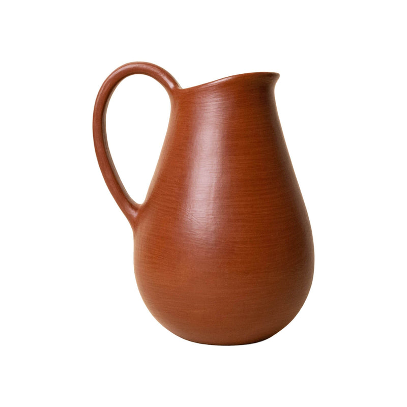 12" Red Clay Pitcher Accents + Decor 
