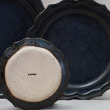 7.5" Blossom Plate | Black Plates 
