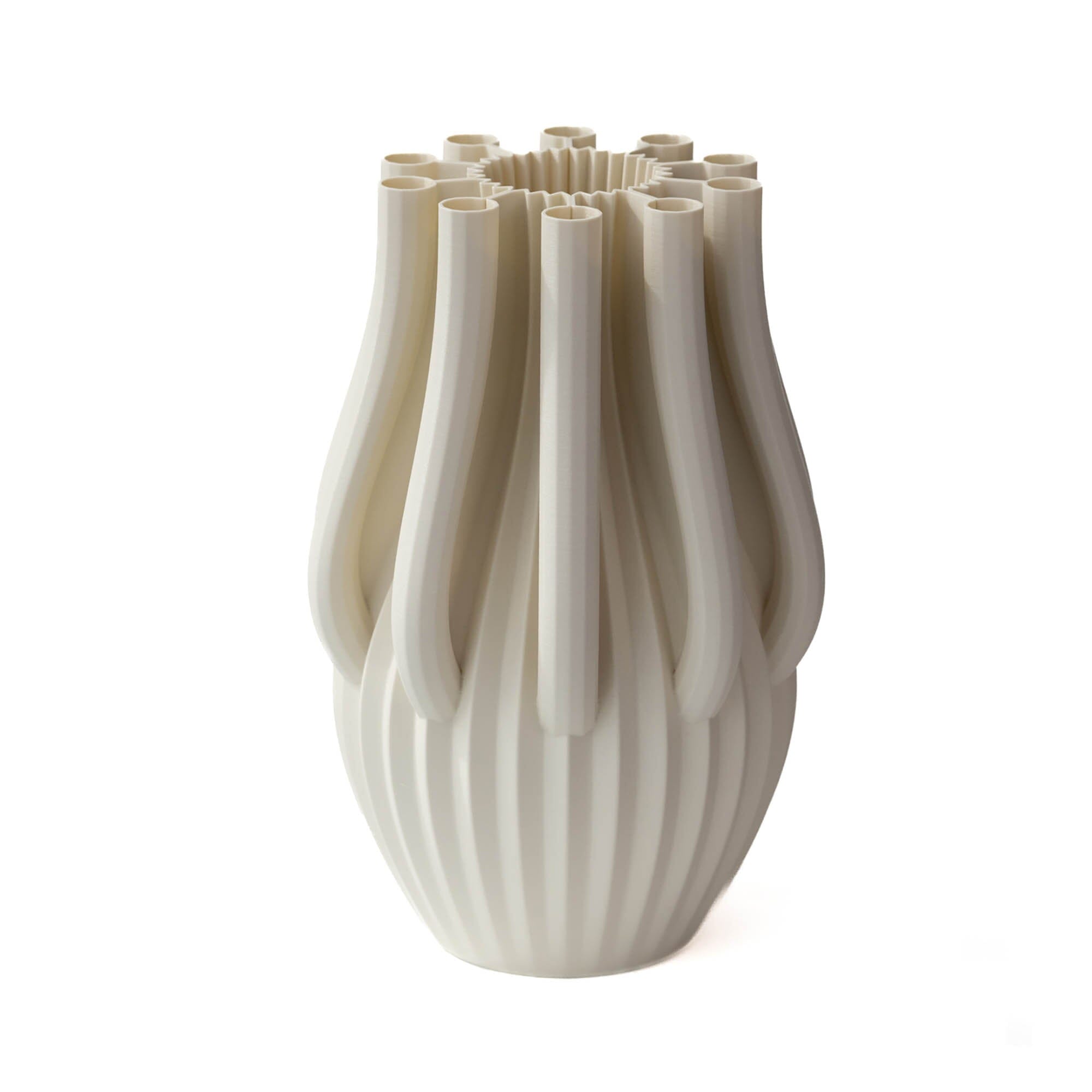 Absalon Vase Vases + Planters Eggshell 