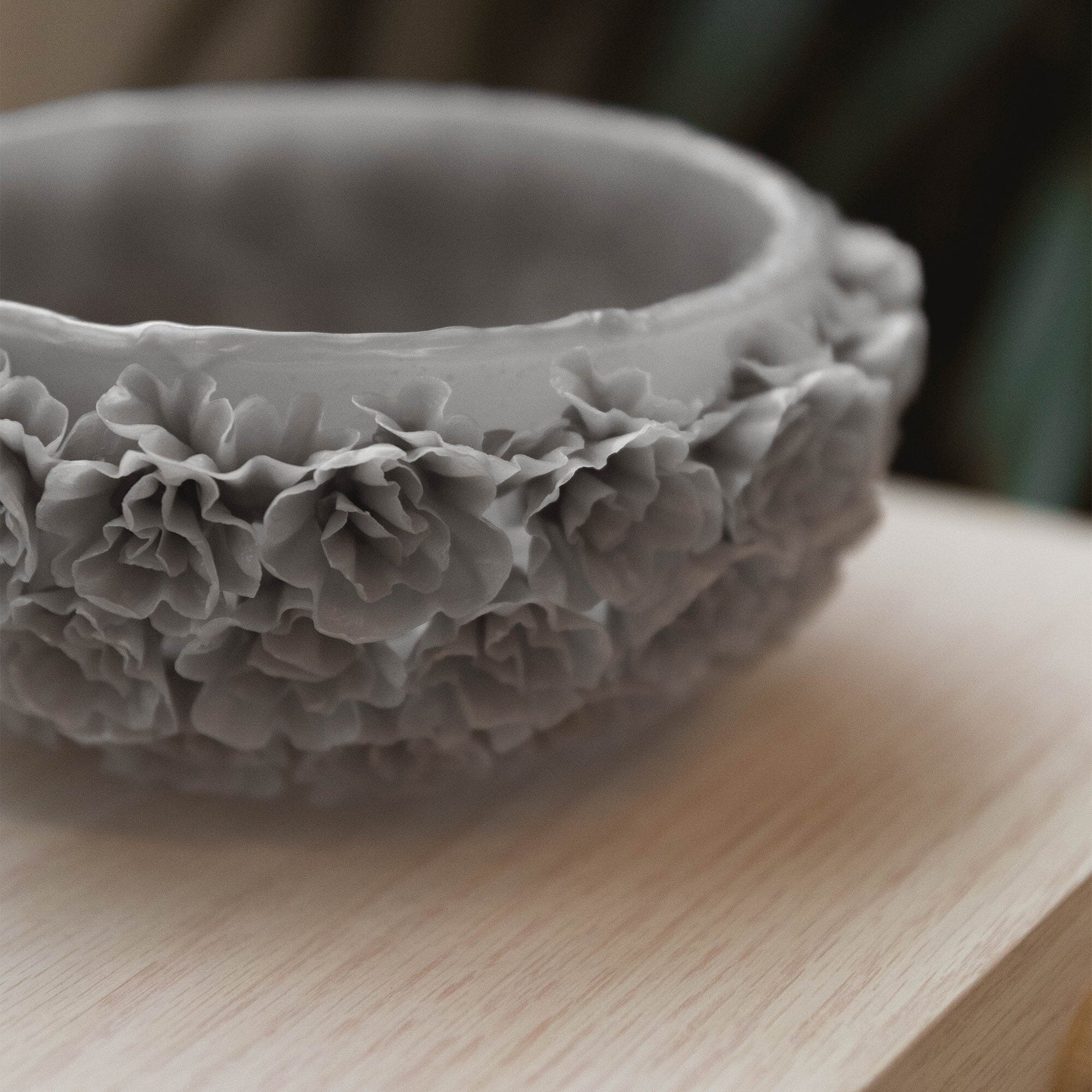 Beeswax Candle Bowl | Gray Candles 