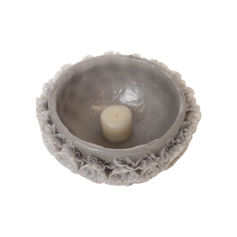 Beeswax Candle Bowl | Gray Candles 