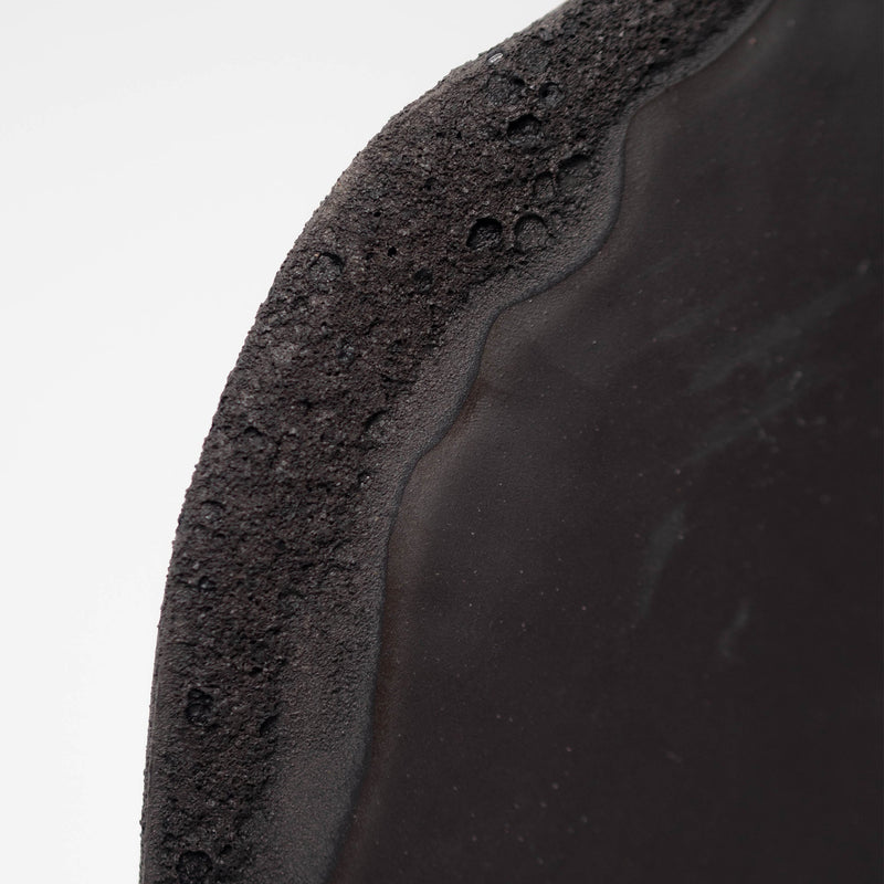 Black Organic Moonstone Platter | L Pottery 