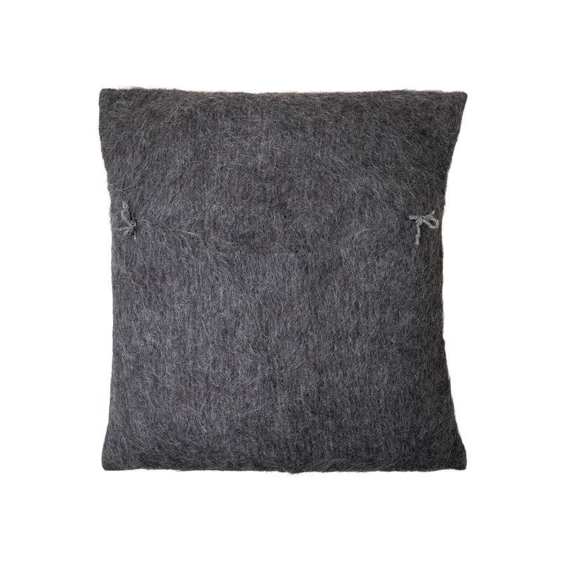 Brushed Wool Cushion Cover | Dark Grey Home Textiles 