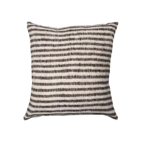 Brushed Wool Cushion Cover | White Stripe Home Textiles 