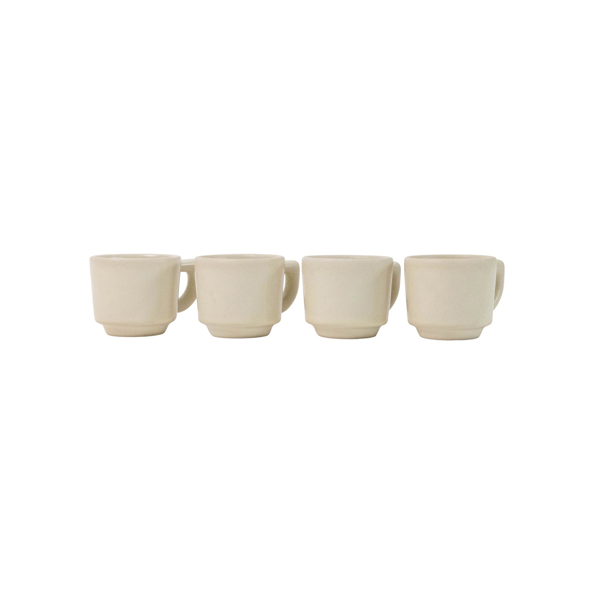 Cafete Espresso Cup | Set of 4 Coffee & Tea Cups Cream OS 