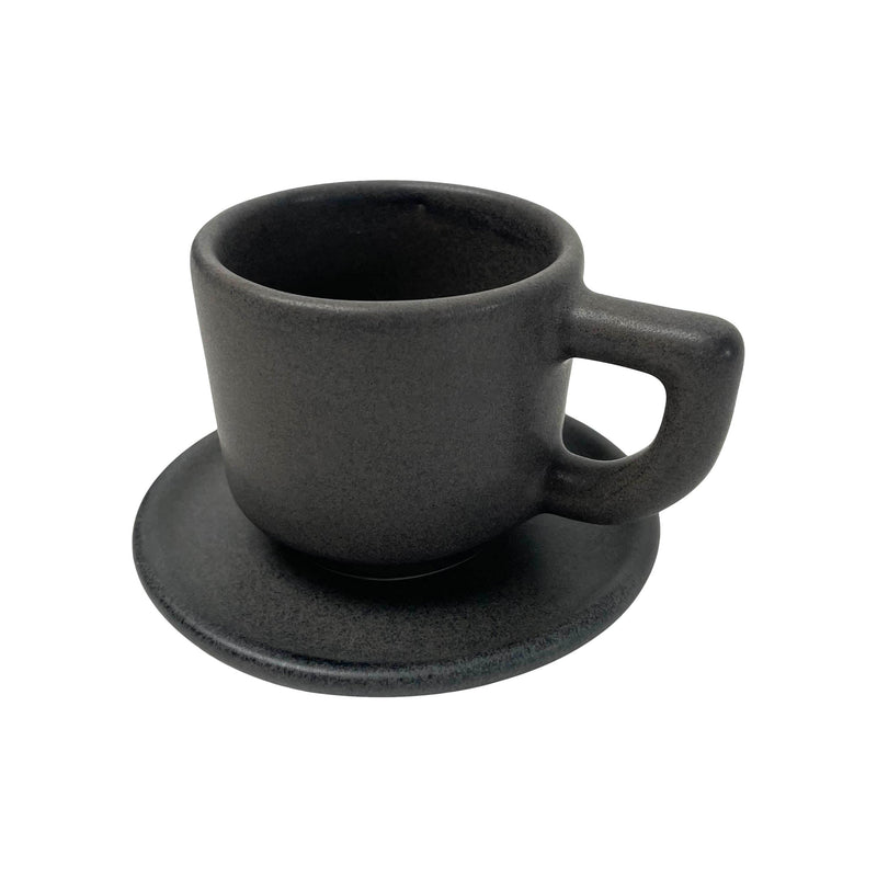 Cafete Espresso Set Plates Black OS 