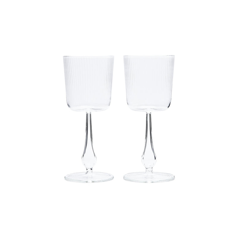 Clear Luisa Calice | Set of 2 Glassware 