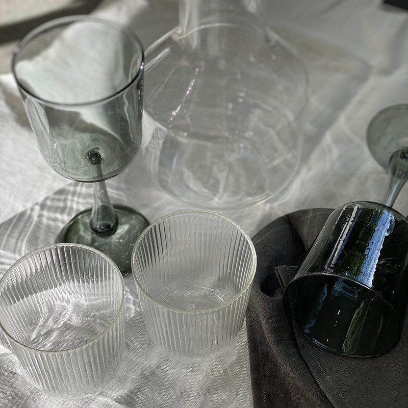 Clear Luisa Vino | Set of 2 Glassware 