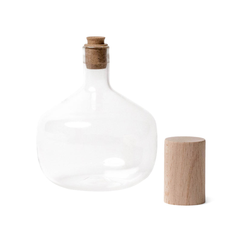 Clear Trulli Bottle | Short Glassware 