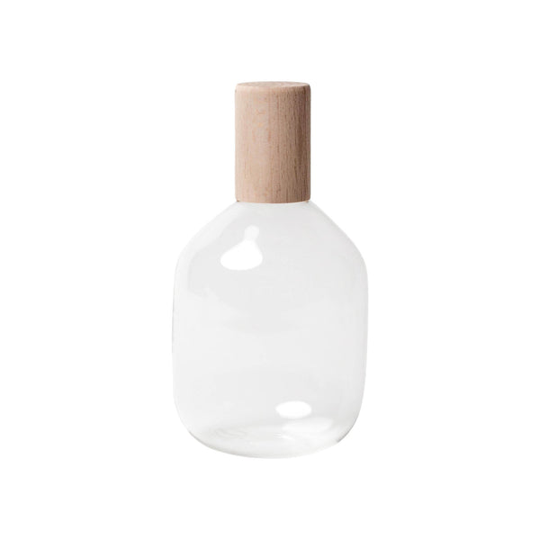 Clear Trulli Bottle | Tall Glassware 