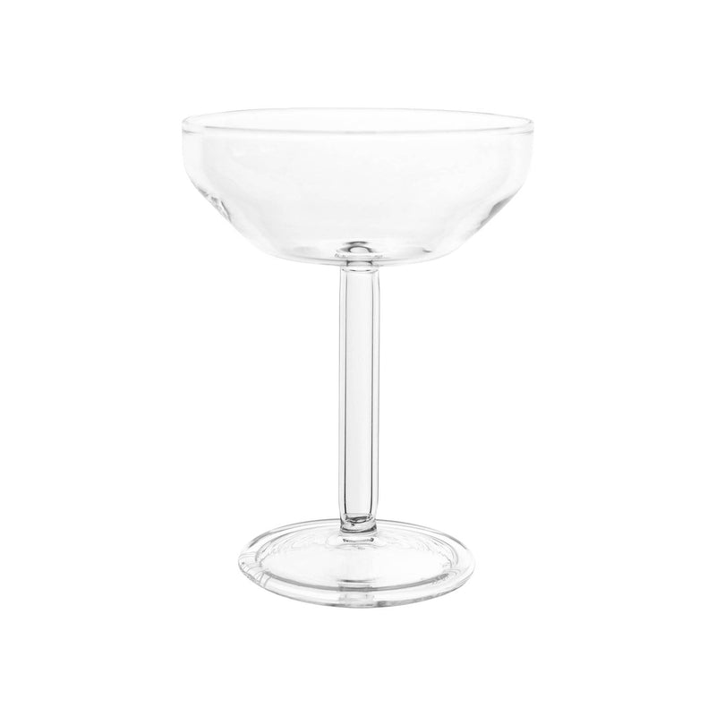 Clear Velasca Coppa | Set of 2 Glassware 