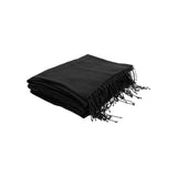 Cotton Woven Towel | Solid Home Textiles Black Bath Towel (39" x 70") 