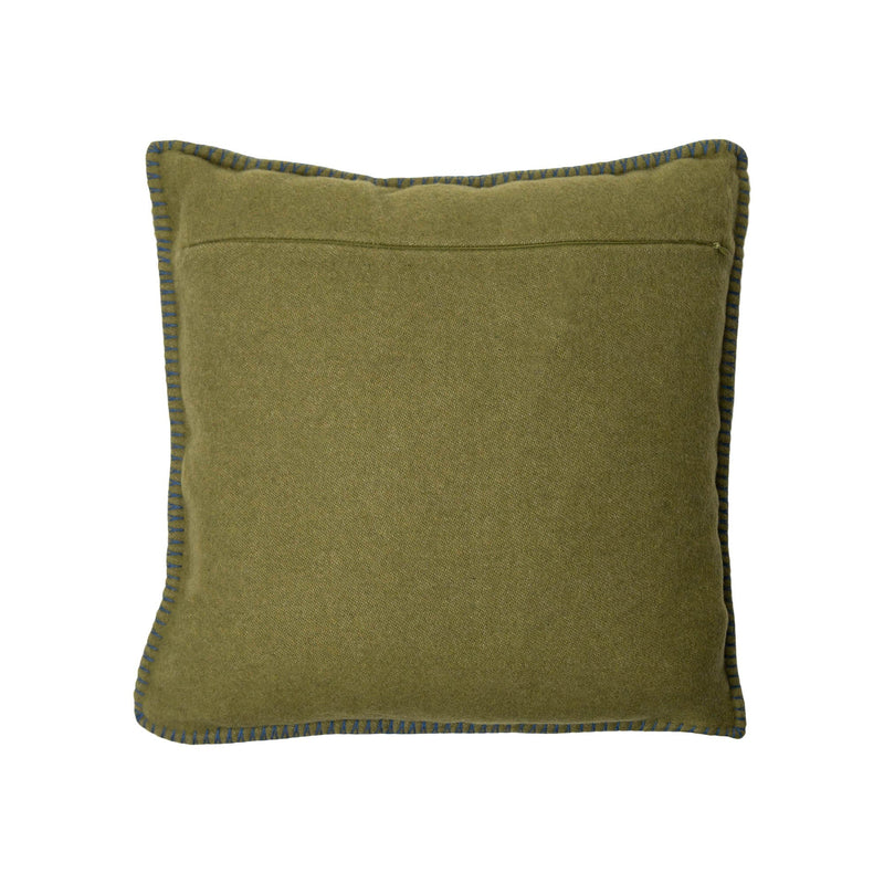 Doppio Cushion | Moro Brown / Citrine Green Home Textiles 