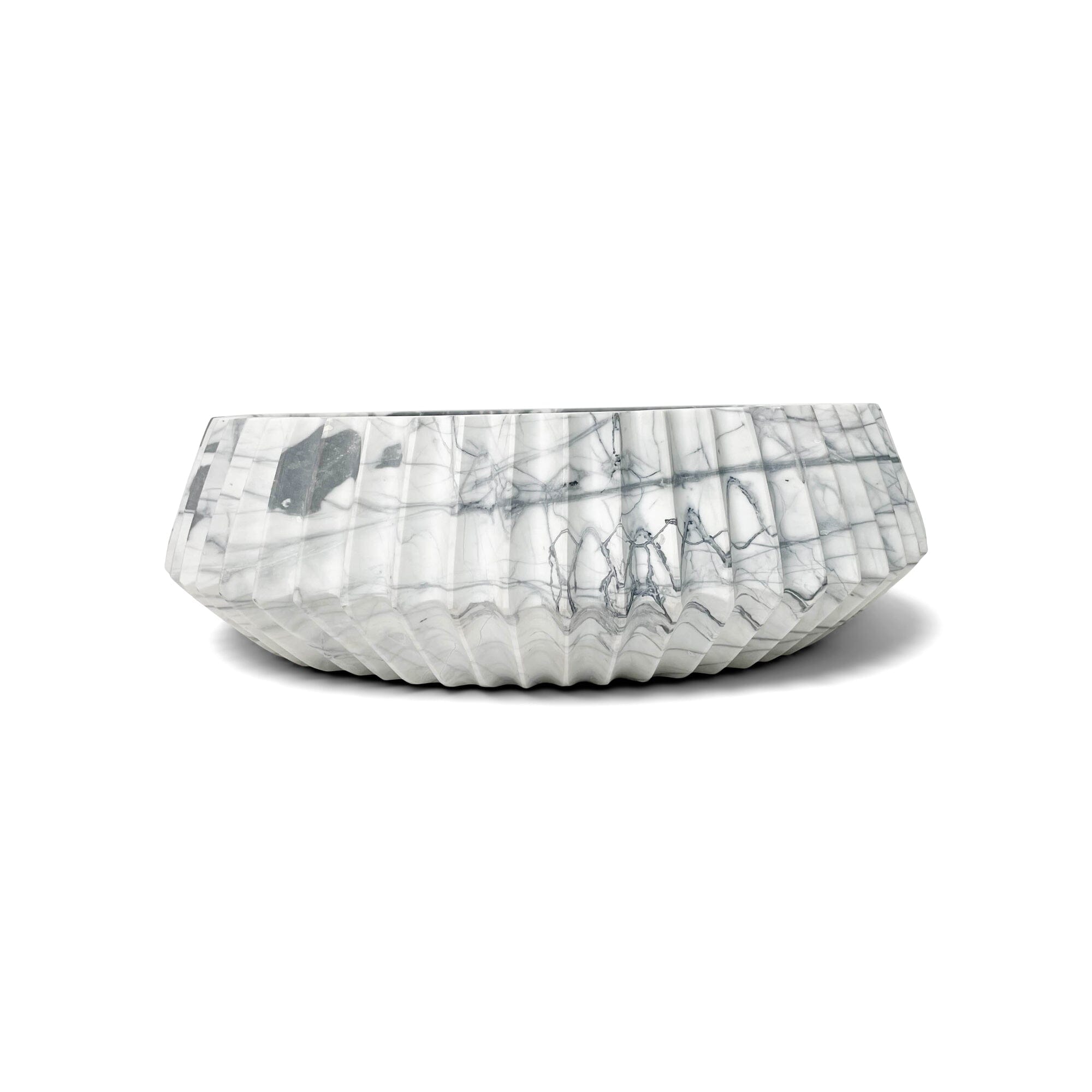 Duna Marble Bowl | White Accents + Decor 