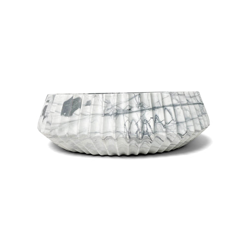 Duna Marble Bowl | White Accents + Decor 