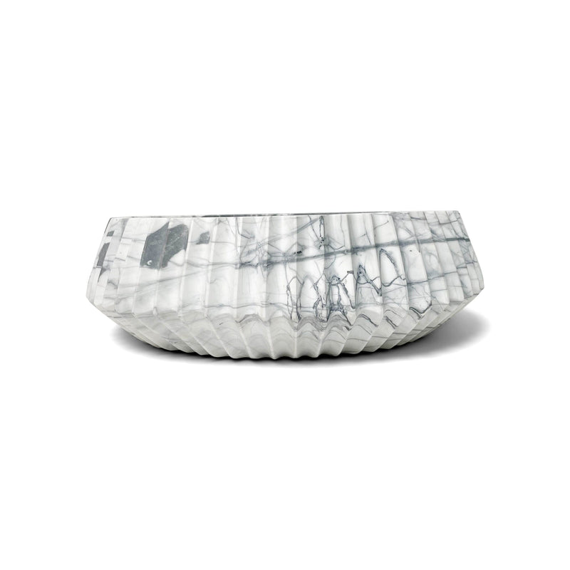 Duna Marble Bowl | White Accents + Decor 