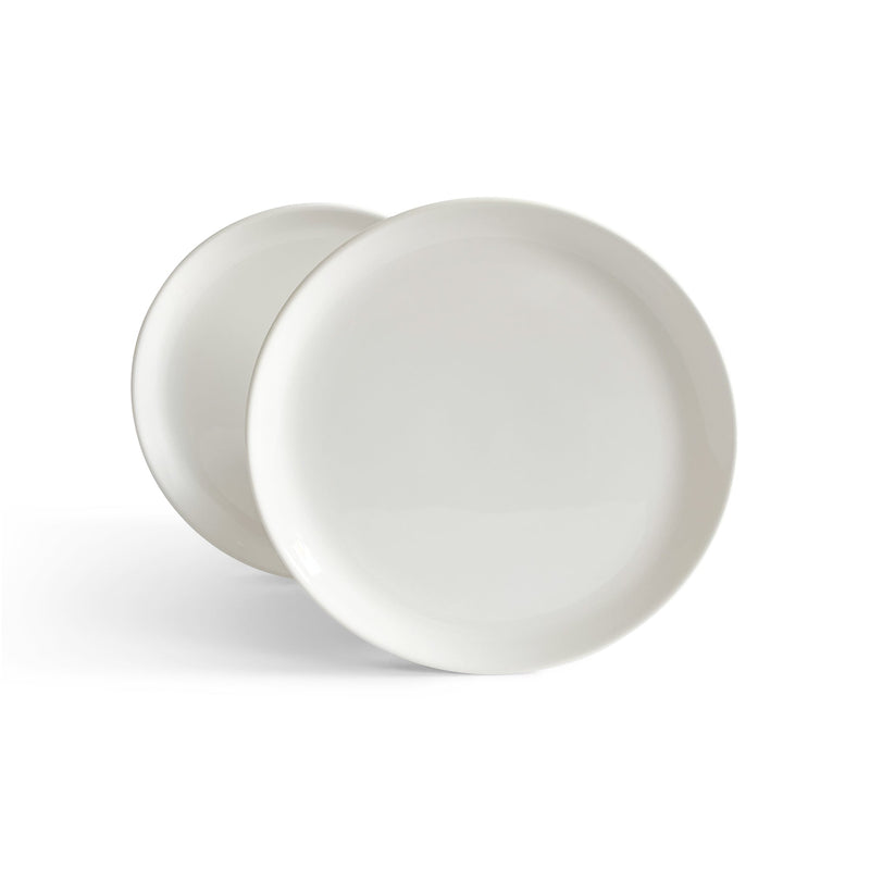 Flat Dinner Plate | Set of 2 Plates Milk 