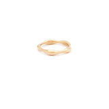 Fluid Ring Jewelry 18K Gold Plated 5.5 