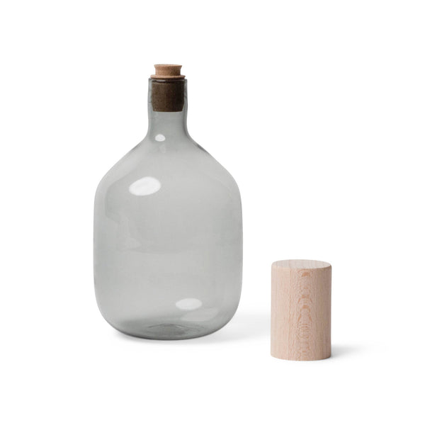 Fog Grey Trulli Bottle | Tall Glassware 