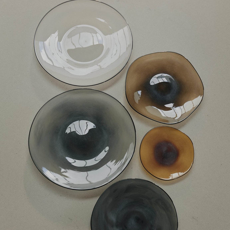 Glass Haze Plate | Ivory Glassware 
