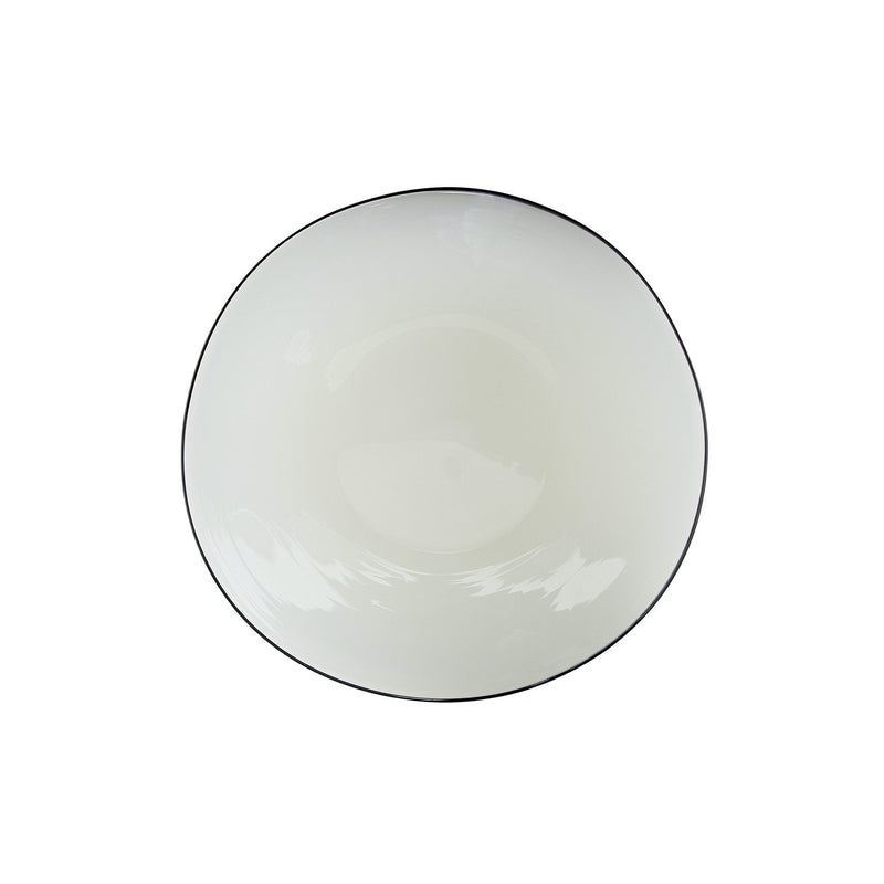 Glass Haze Plate | Ivory Glassware Ivory 6" 