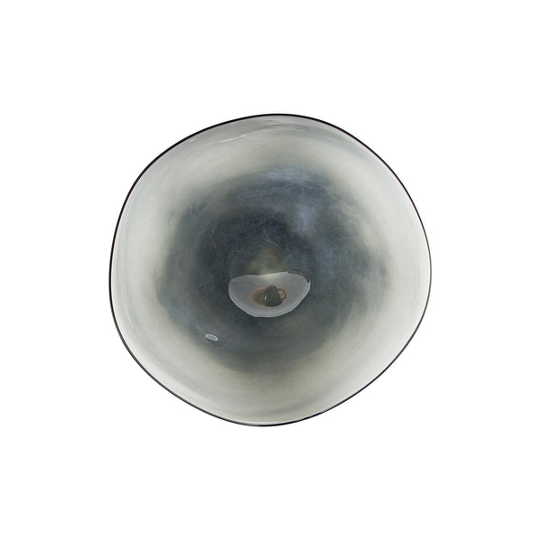 Glass Haze Plate | Mist Grey Glassware Mist Grey 6" 