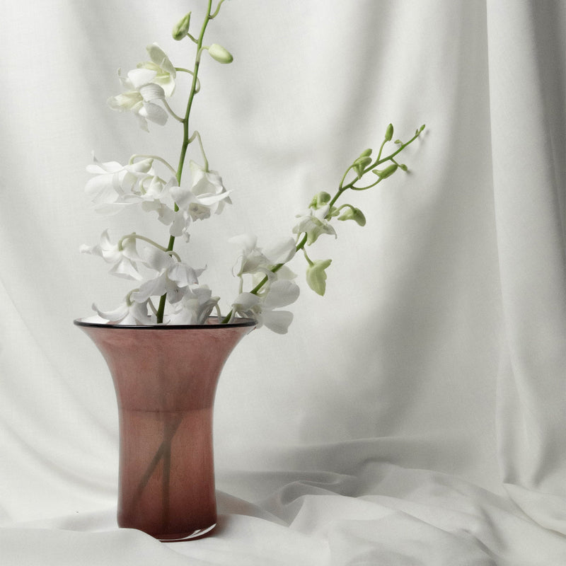 Glass Haze Vase | Plum Accents + Decor Plum 6" 