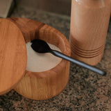 Hand Carved 6" Seasoning Spoon Flatware Blackwood 