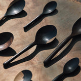 Hand Carved 7" Sauce Spoon Flatware Blackwood 