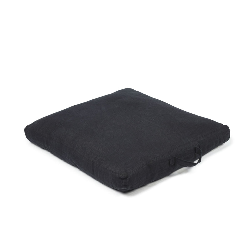 Hudson Floor Cushion | Black Home Textiles Black 