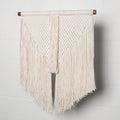 Inverted Pyramid Wall Hanging_Mx. Atelier_201-71-0986-175Ivory60 x 75 cm / 24" x 30" | Obakki
