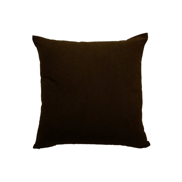 Japanese Mudcloth Pillow | Dark Brown Home Textiles 