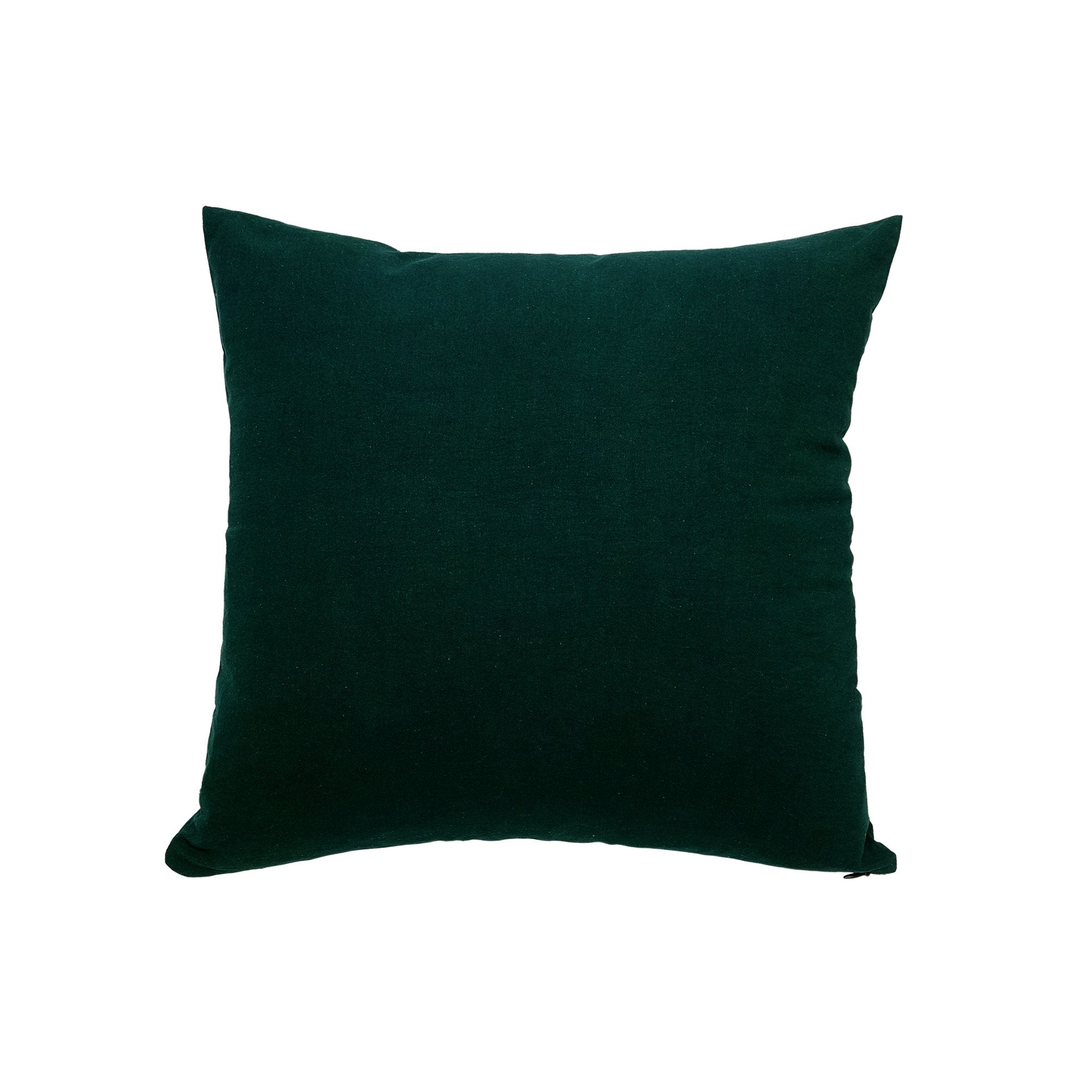 Japanese Mudcloth Pillow | Dark Green Home Textiles 