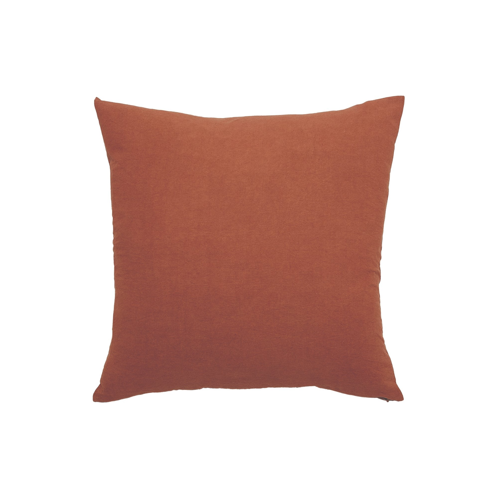 Japanese Mudcloth Pillow | Muted Red Home Textiles 