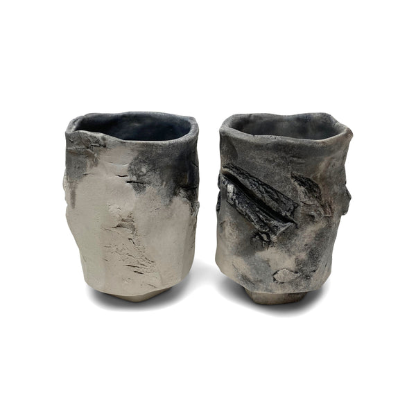 Kurinuki Yunomi Cup | Set of 2 Pottery 