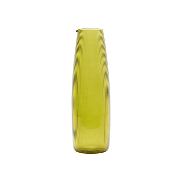 Luisa 1L Carafe | Citrine Green Glassware 