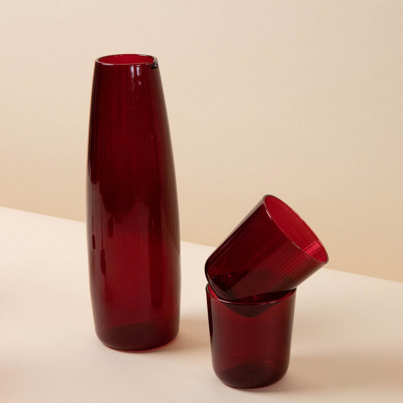 Luisa 1L Carafe | Ottoman Red Glassware Ottoman red OS 