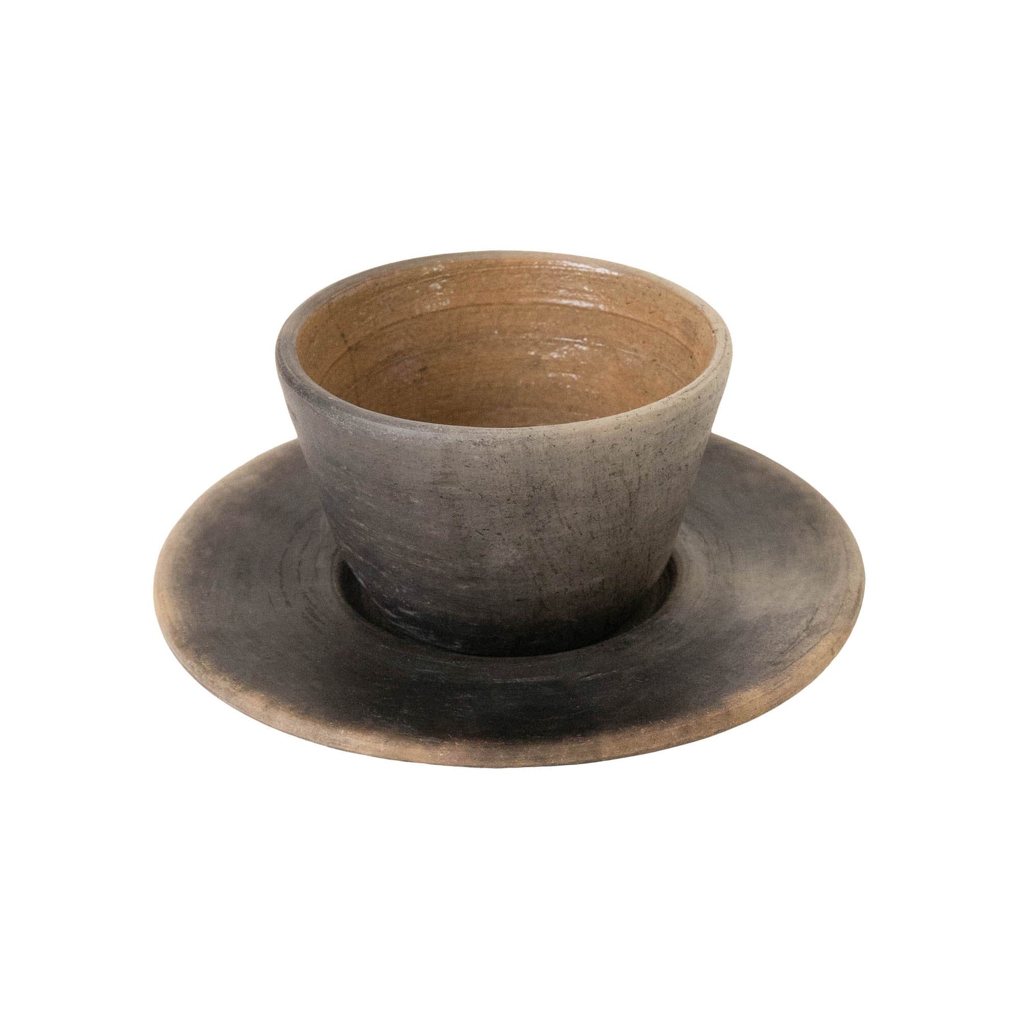 Oaxacan Clay Espresso Cup & Saucer Dinnerware 