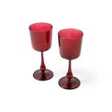 Ottoman Red Luisa Calice | Set of 2 Glassware 
