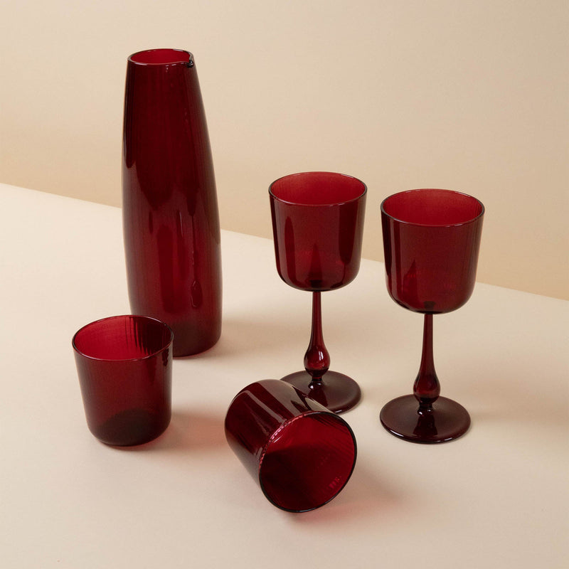 Ottoman Red Luisa Vino | Set of 2 Glassware Ottoman red OS 