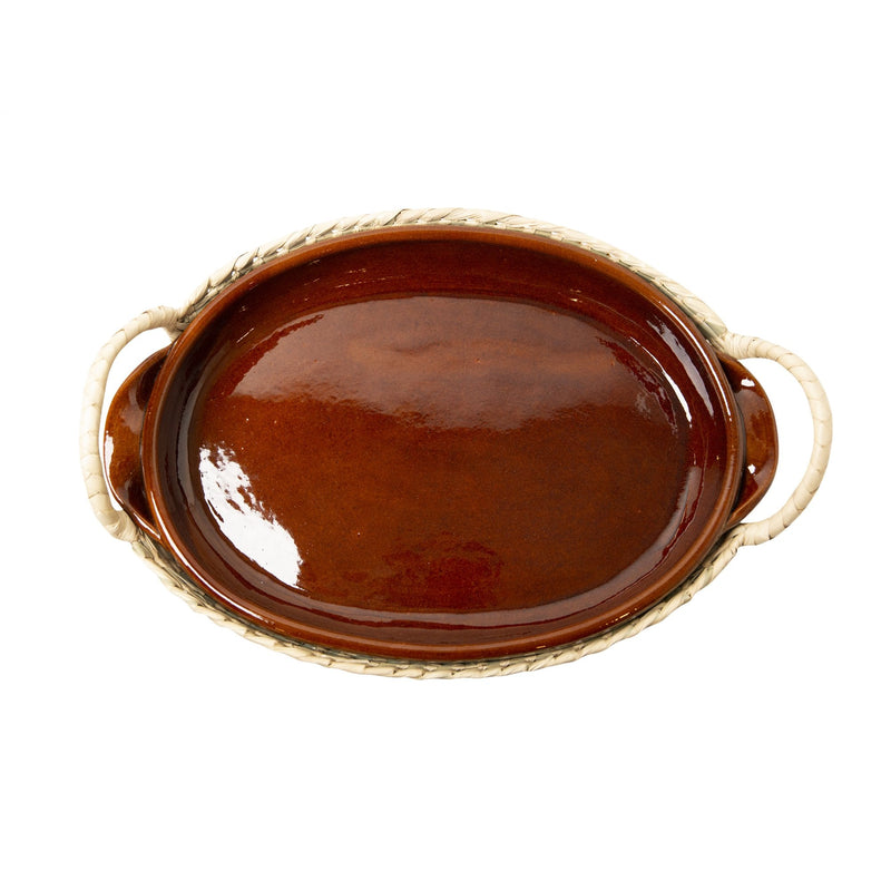 Oval Casserole Dish | L Cooking Burnt Brown 