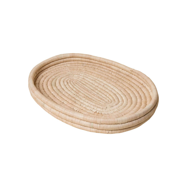Oval Woven Basket Tray | Natural Home Decor 