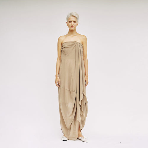 Rebecca Dress Ready to Wear Nude 