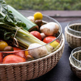Recycled Glass Salad Bowl | L Serveware 