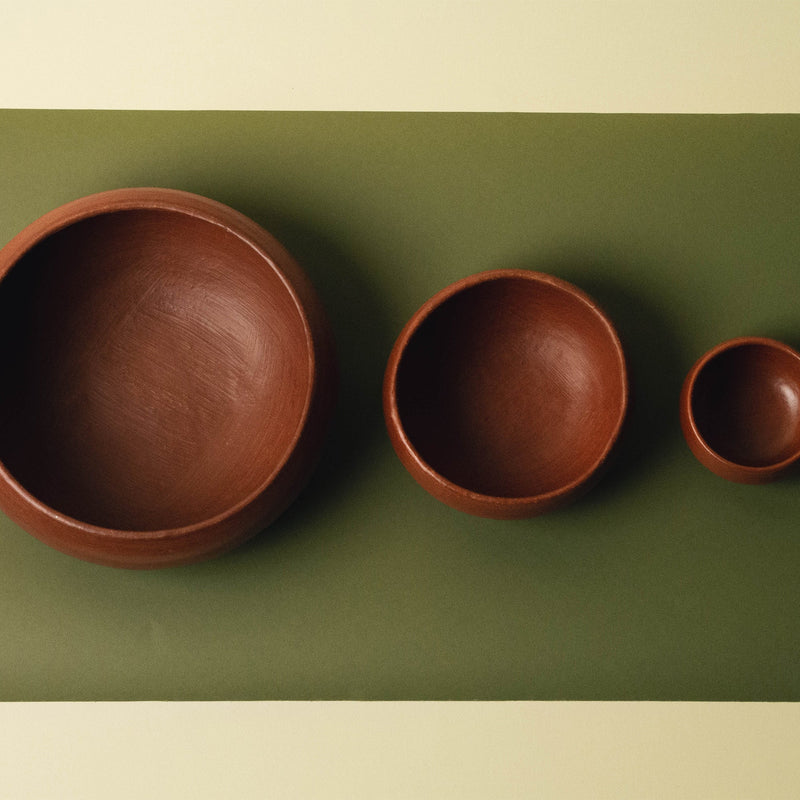 Red Clay Smooth Bowl | XS Dinnerware Natural Clay OS 