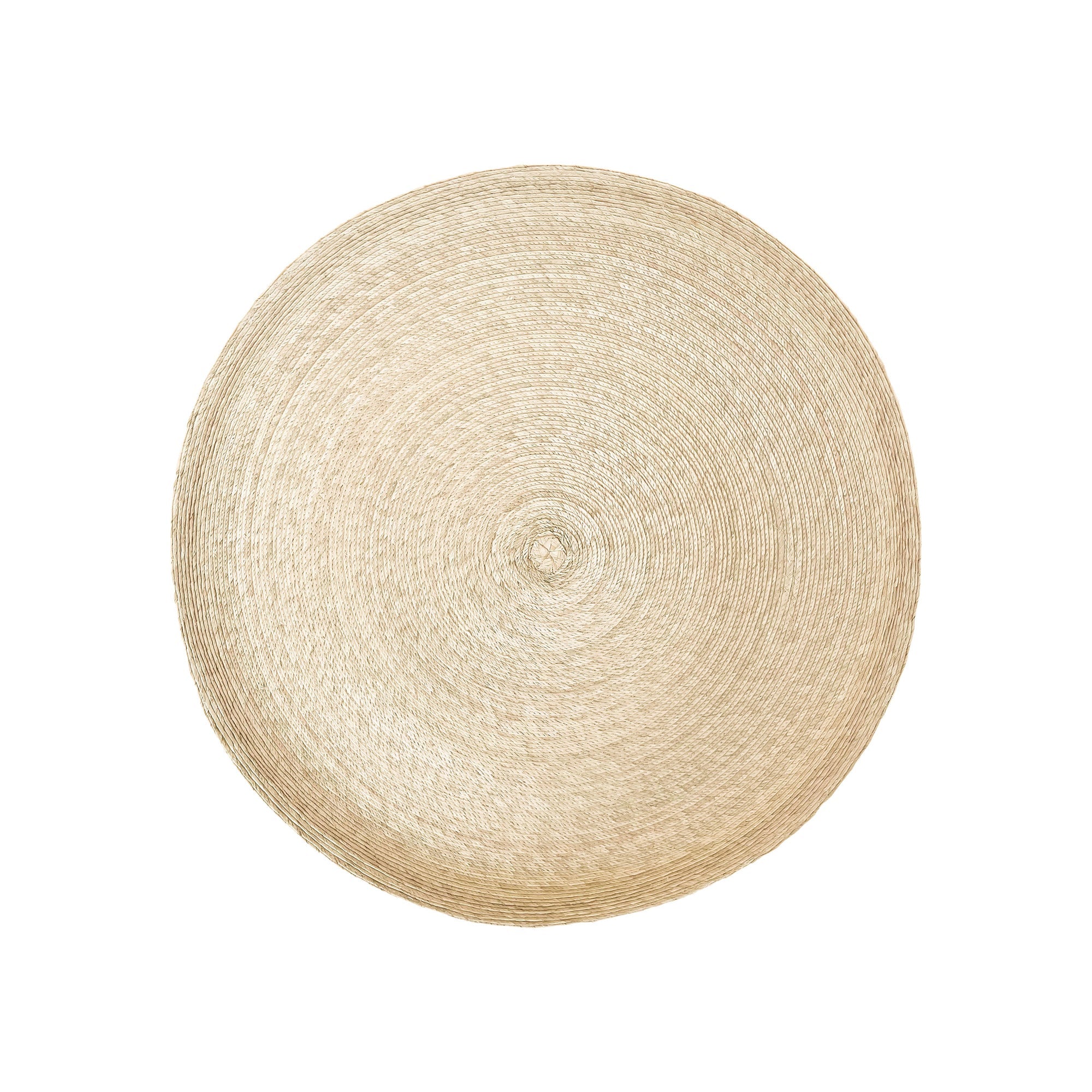 Round Handwoven Palm Tray | L Accents + Decor Palm OS 