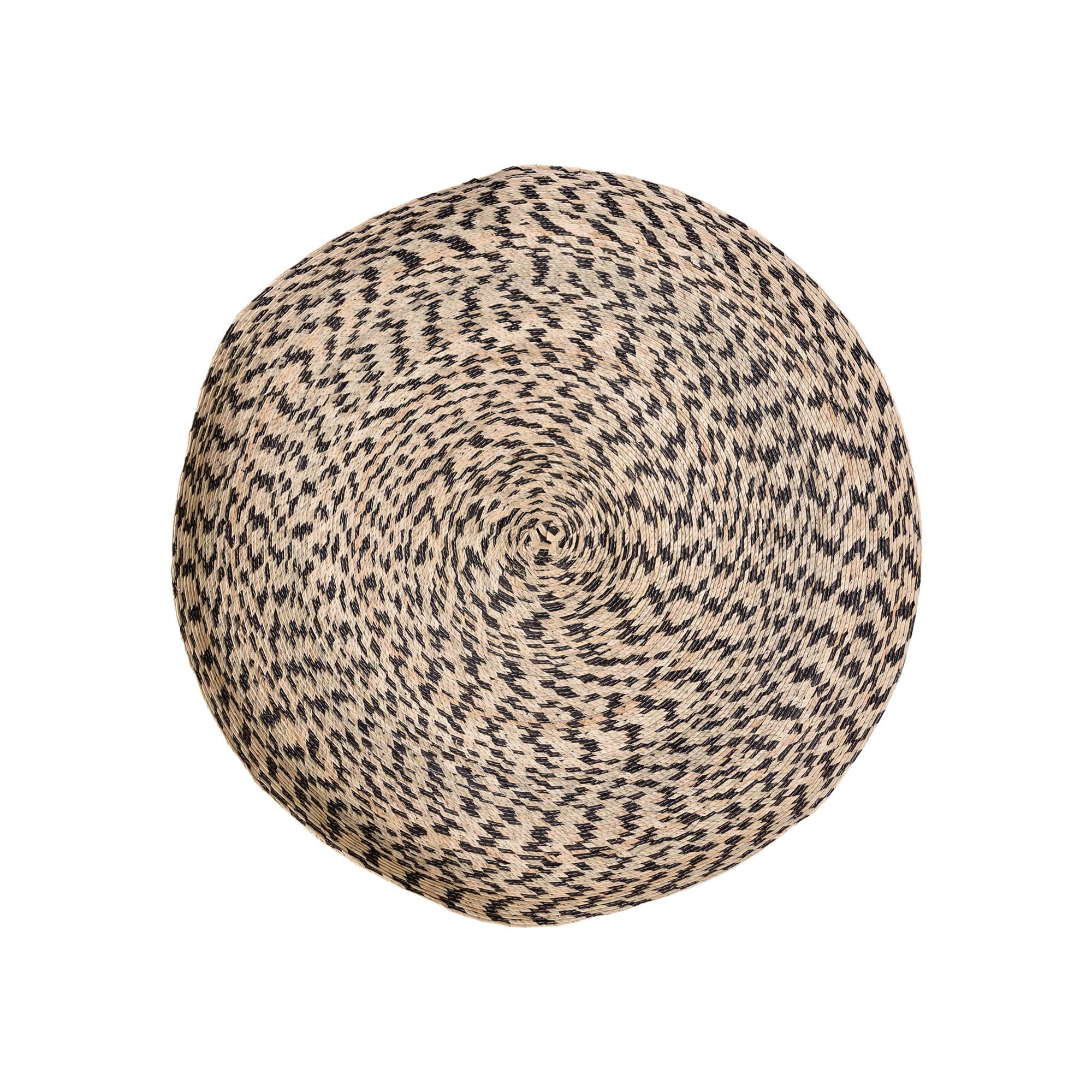 Round Handwoven Palm Tray | L Kitchen & Dining 