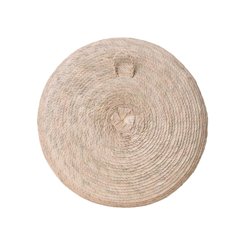 Round Handwoven Palm Tray | S Kitchen & Dining 