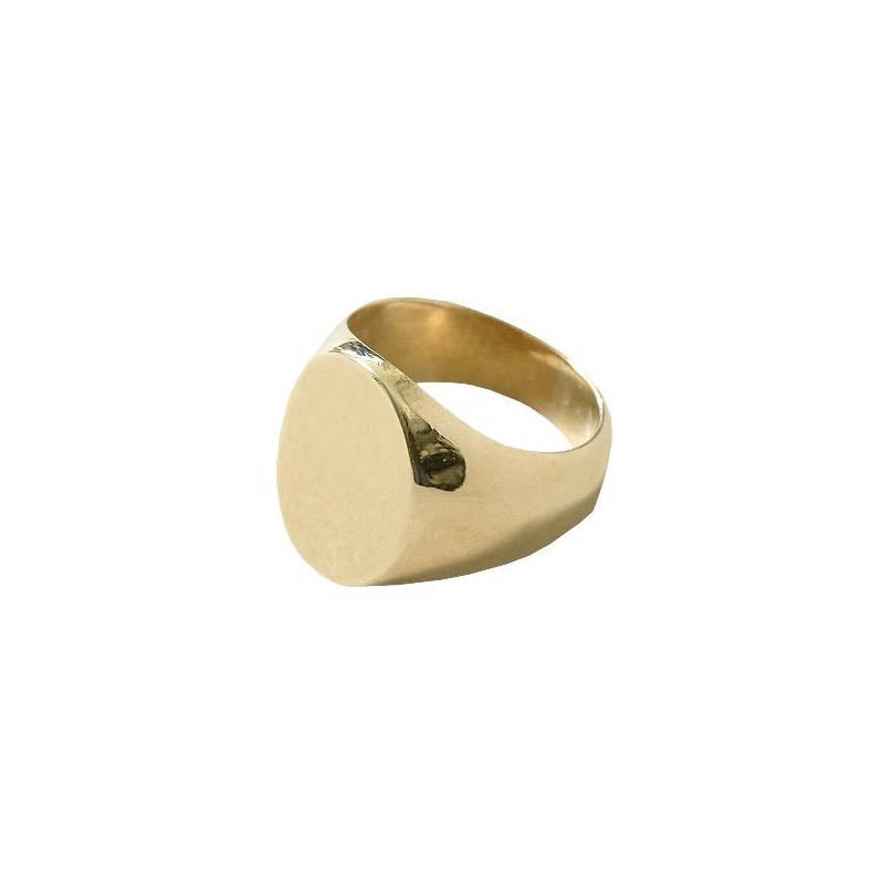 Round Signet Ring Jewelry Brass 6 
